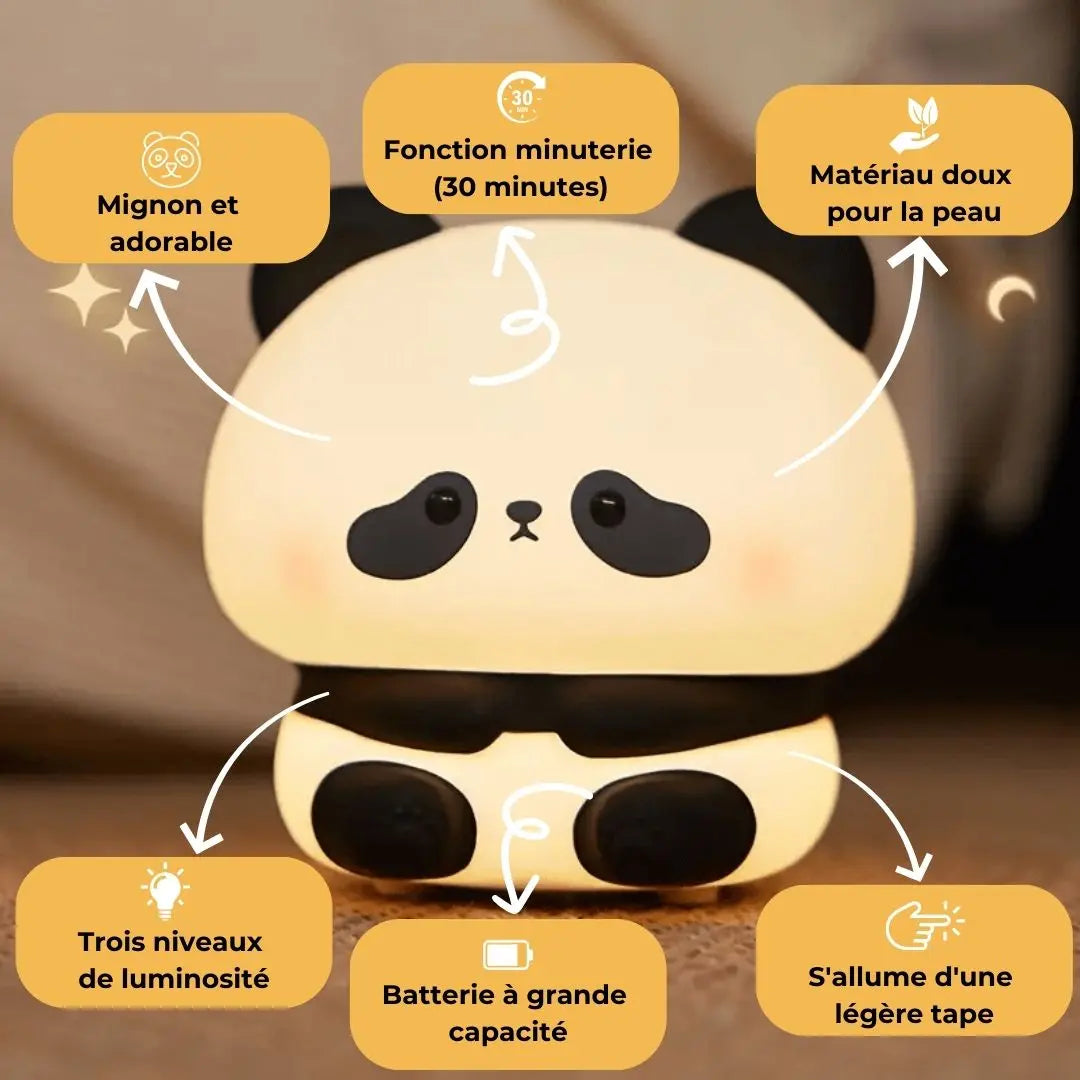 Veilleuse bebe Panda Aire de jeux