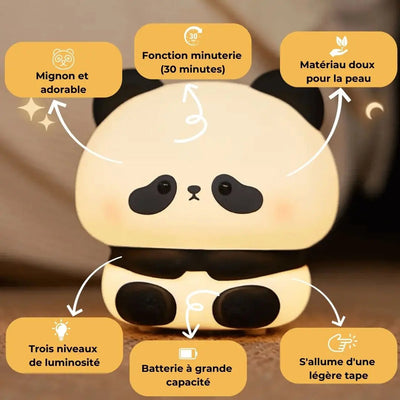 Veilleuse bebe Panda Aire de jeux
