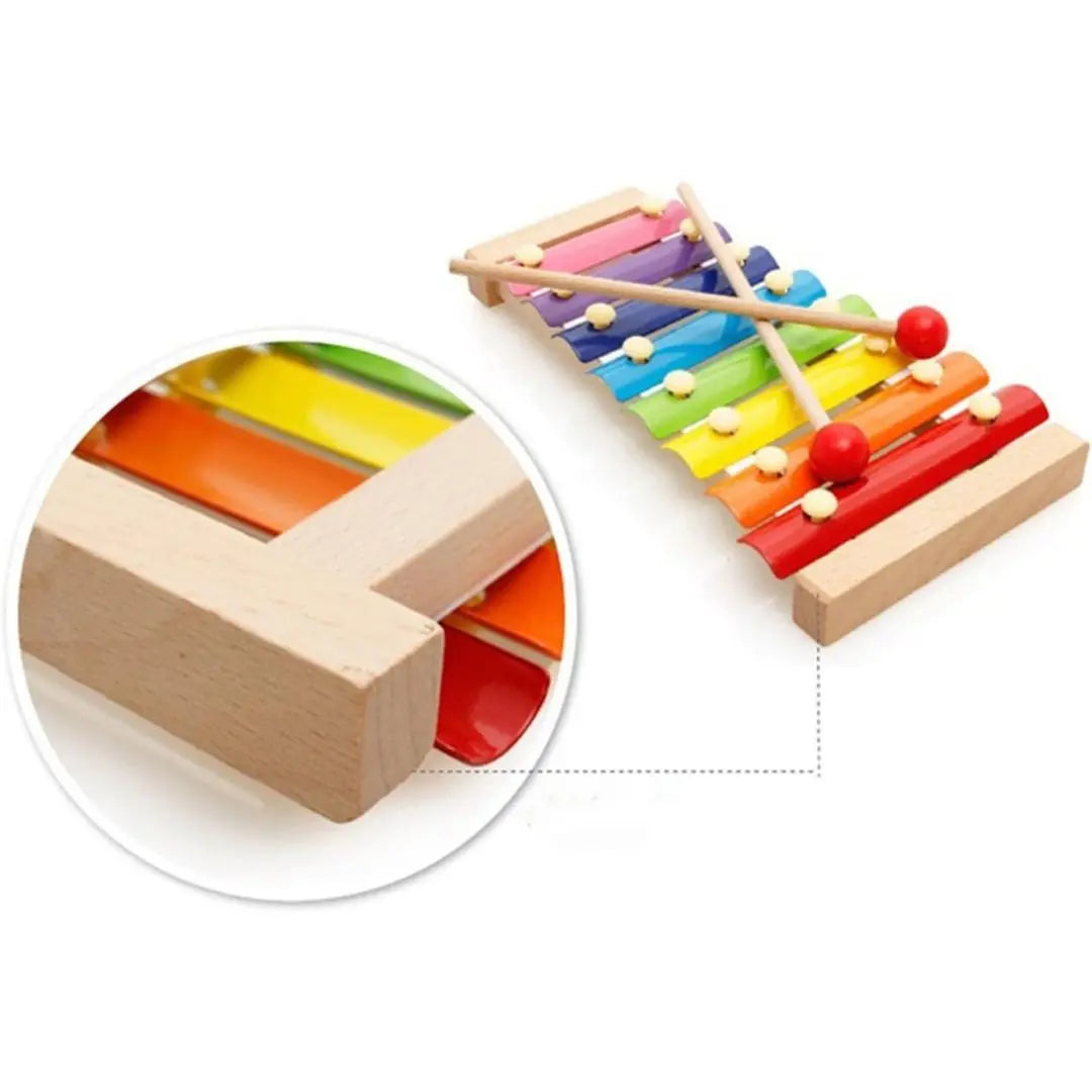Xylophone en Bois Coloré 