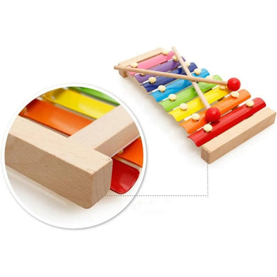 Xylophone en Bois Coloré 