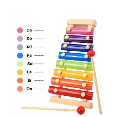 Xylophone en Bois Coloré 